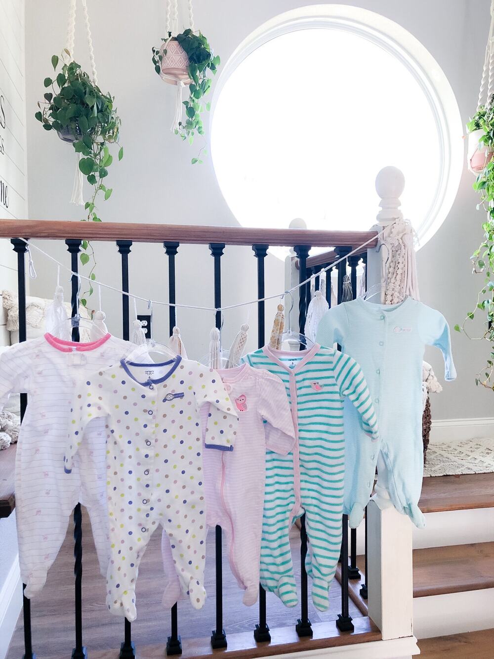 Bulk Lot 5 Cozy Footie Pajama Sleepers 6mths